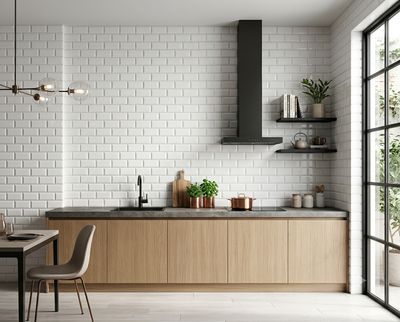 $ 7.990 M2 CERAMICA LADRILLOS BLANCOS LBOS2525 20X30 CMS  CAJA 1.5 M2