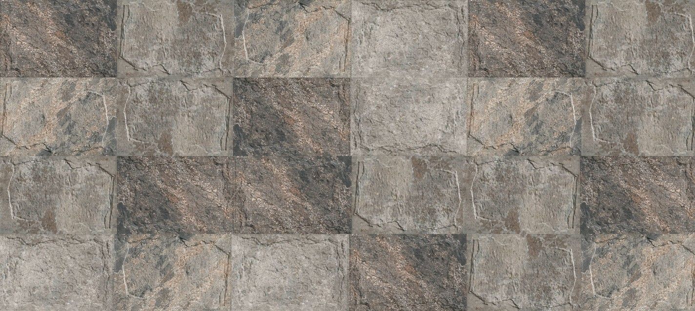 $ 16.990 M2 FACHALETA GRES PORCELANICO SLATE GREY 20X60 CMS  CAJA 1.44 M2