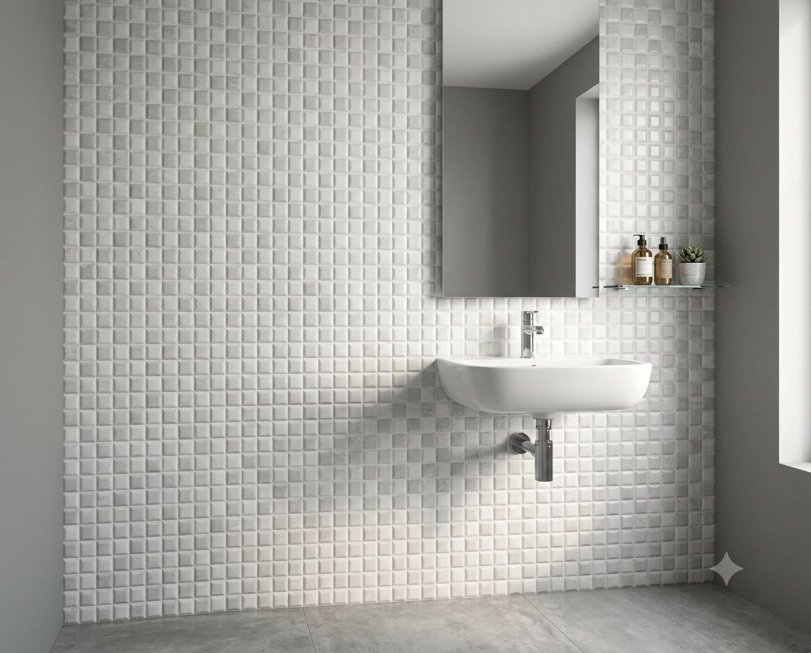 $8.990 M2 CERAMICA PASTILLAS GRIS  25X40 CMS CAJA 1.5M2