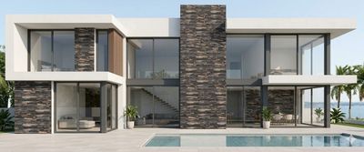 $ 9.990 M2  FACHALETA PETRA 35X70 CMS  CAJA 1,68 M2