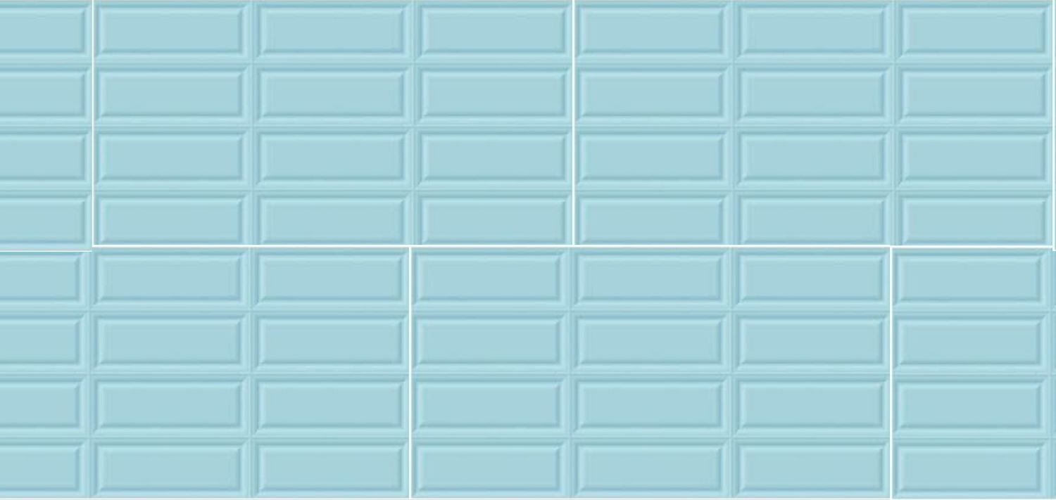 $ 8.990 M2 CERAMICA RECTANGULO CELESTE 32X62 CMS  CAJA 2 M2
