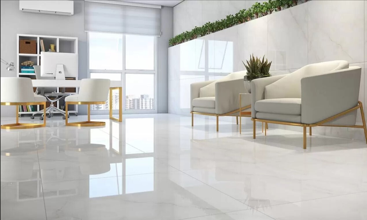 $19.990 M2 PORCELANATO PULIDO CHAMPAGNE 62X62  CMS CAJA 1,54 M2