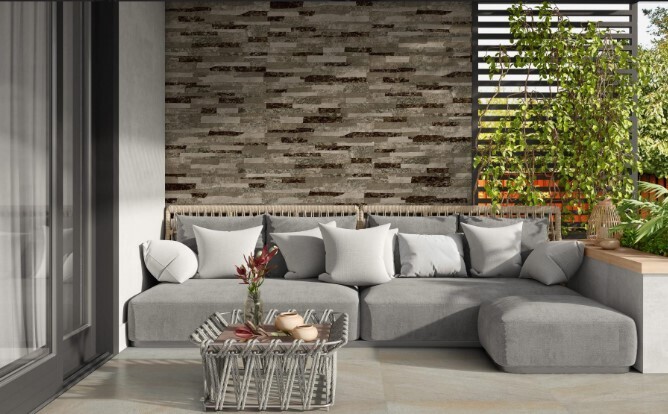 $ 11.990 M2 FACHALETA  GRES PORCEL. OASIS MAPOCHO 31X54 CMS  CAJA 1,51 M2