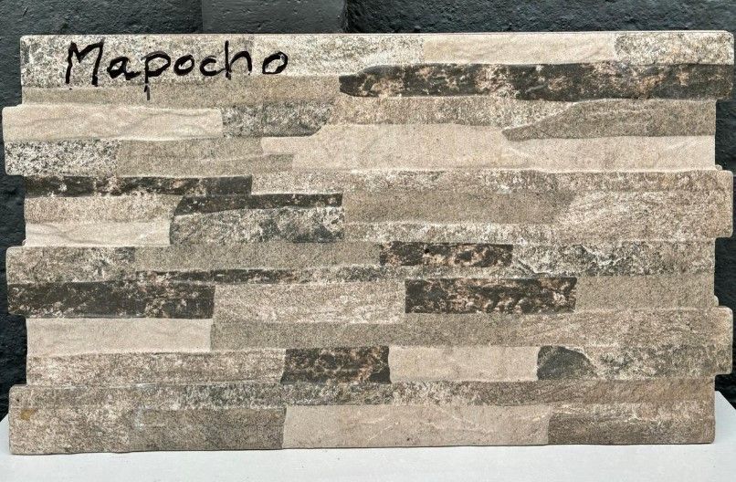 $ 11.990 M2 FACHALETA  GRES PORCEL. OASIS MAPOCHO 31X54 CMS  CAJA 1,51 M2