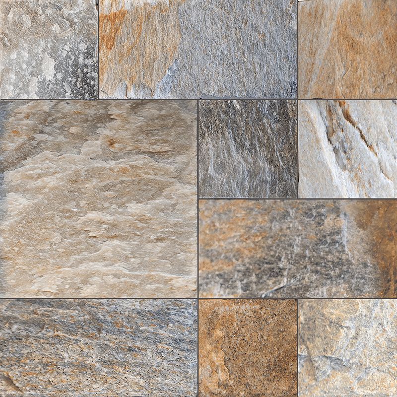 $ 8.990 M2 CERAMICA PIEDRA PLANA COLOR  41X41 CMS   CAJA 2,0 M2