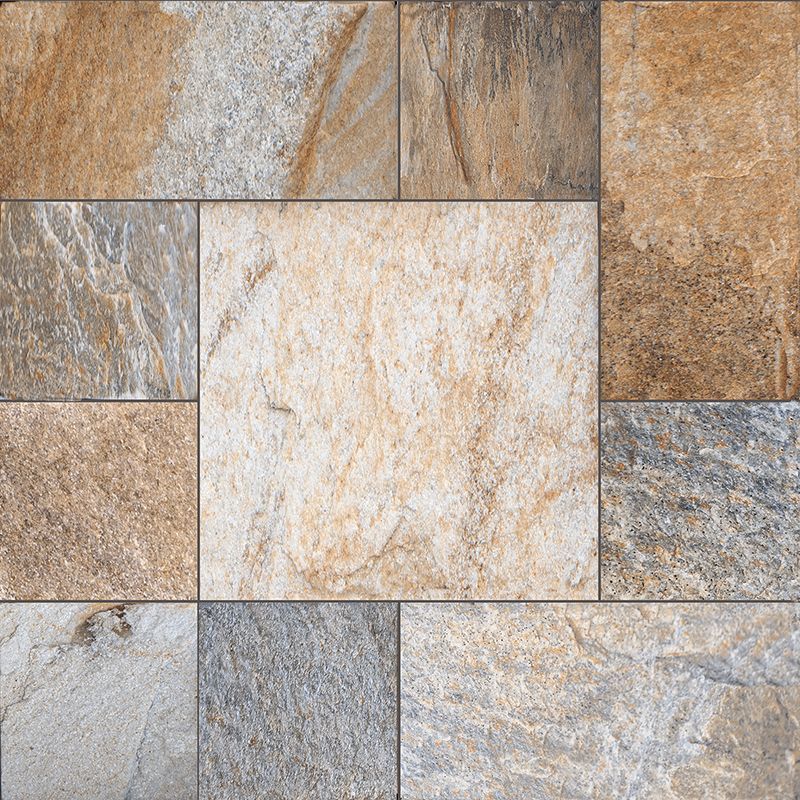 $ 8.990 M2 CERAMICA PIEDRA PLANA COLOR  41X41 CMS   CAJA 2,0 M2