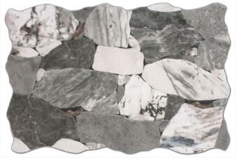 $ 17.990 M2 FACHALETA GRES PORCEL MALAGA GRIS MATE 34X50 CMS  CAJA 1,19 M2