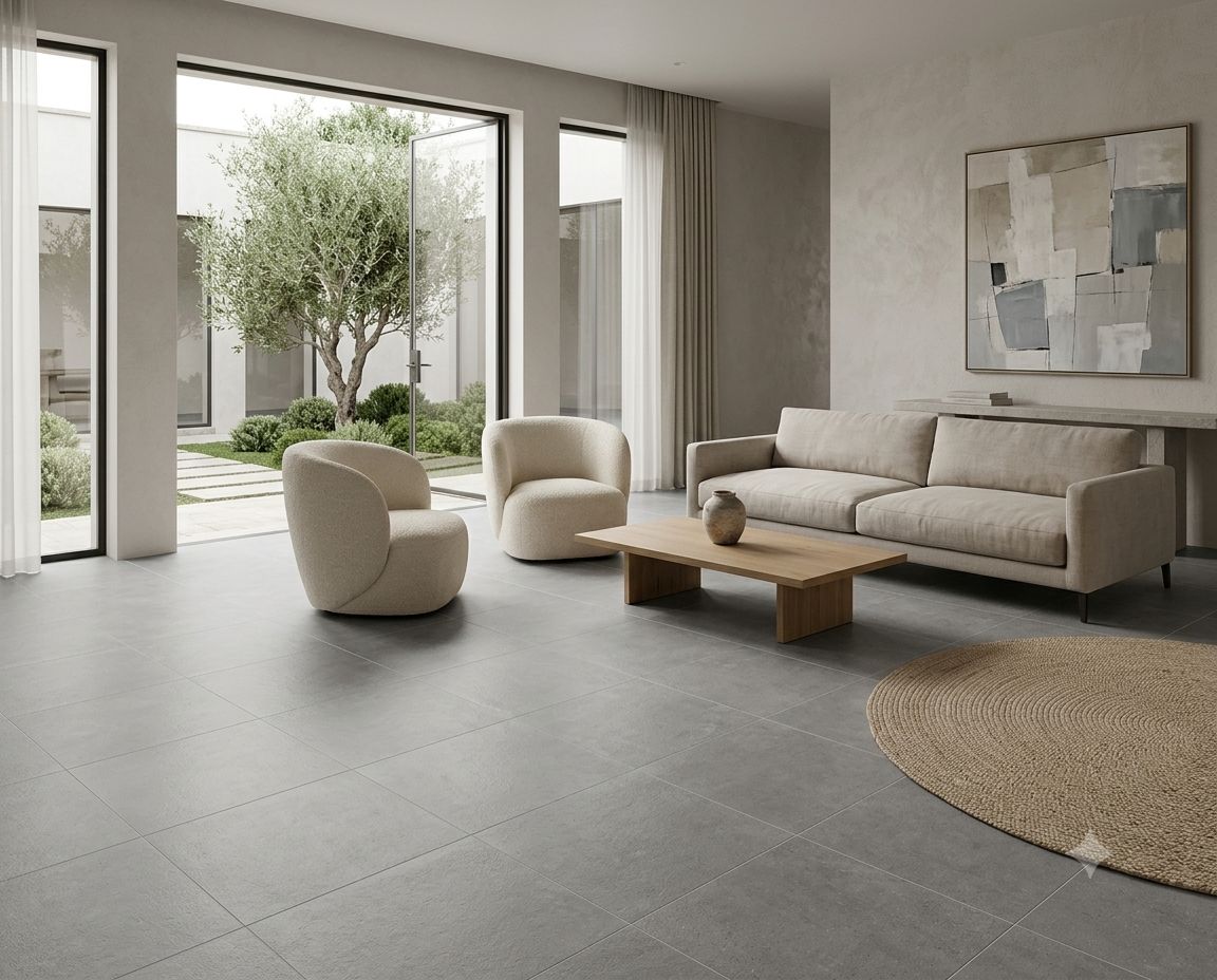 $ 7.990 M2 CERAMICA CADIZ GRIS  36X36 CMS  CAJA 2,68 M2