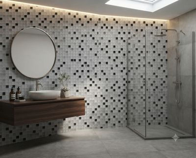 $ 8,990  M2 CERAMICA PASTILHA CINZA       33X59  CMS              CAJA 2.30 M2