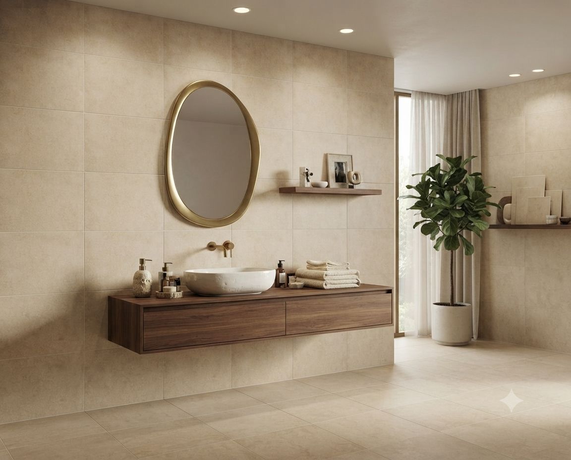 $ 8.990 M2 CERAMICA  CALIFORNIA BEIGE 34X51 CMS  CAJA 2,27 M2