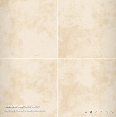 $8.990 M2   CERAMICA ALISADO ARENA                     51X51 CMS                      CAJA 2.08 M2