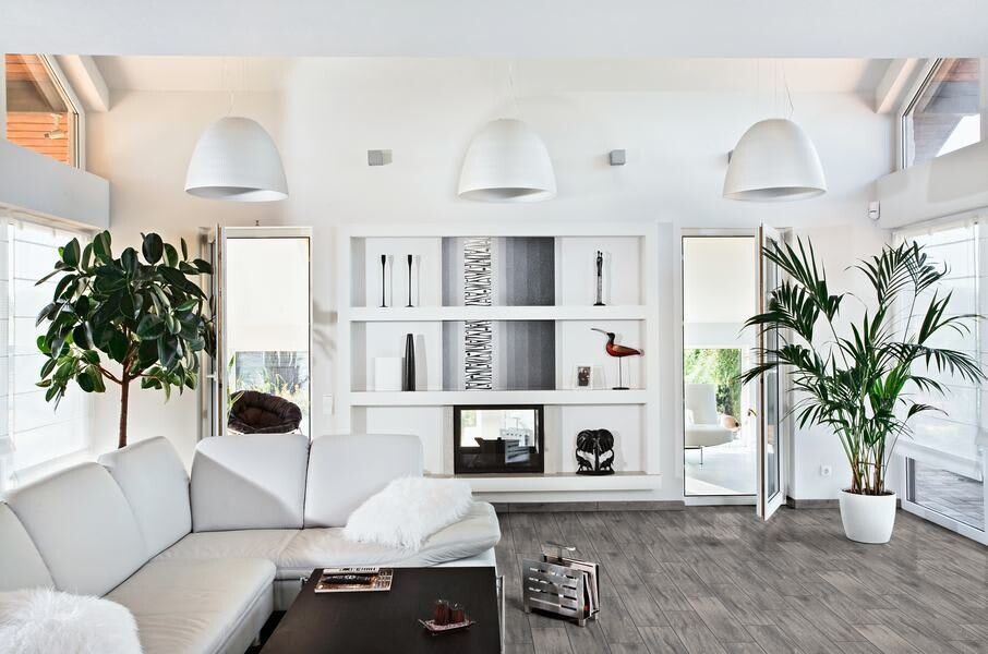 $11.990 M2 GRES CERAMICO  FOREST GREY   15.4 X 91 CMS CAJA 1,54 M2