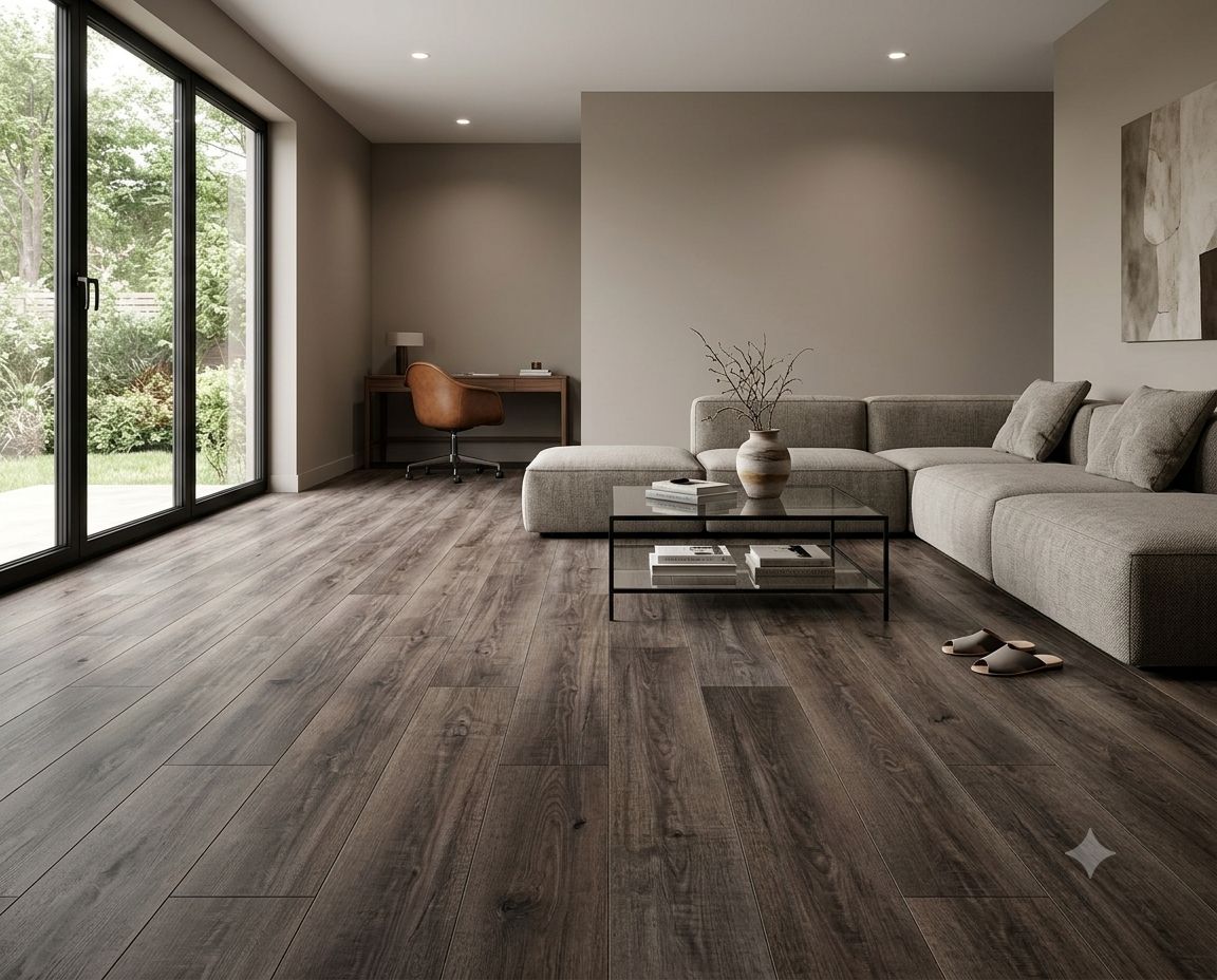 $13.990 M2 SPC  OAK NOGAL 5.5 MM  19 CM X  1.22 MT CAJA 2,24 M2