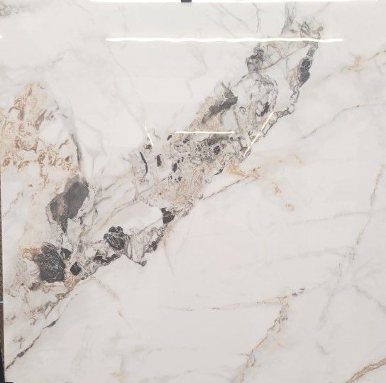 $14.990 M2  PORCELANATO PULIDO NEW CALACATA GOLD 60X60 CMS  CAJA 1,44 M2