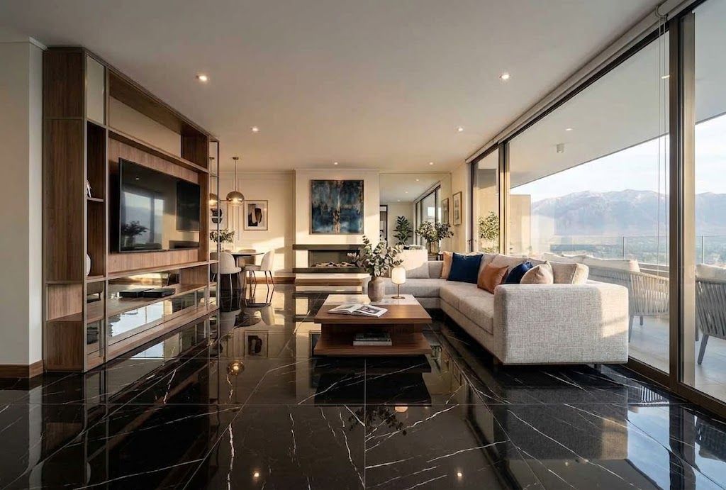 $ 13.990 M2 PORCELANATO PULIDO CALACATA NIGHT 60X60 CMS  CAJA