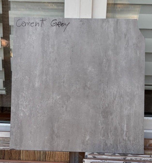 $ 15.990  M2 PORCELANATO CEMENT GREY  60X60 CMS                                        CAJA 1,44 M2