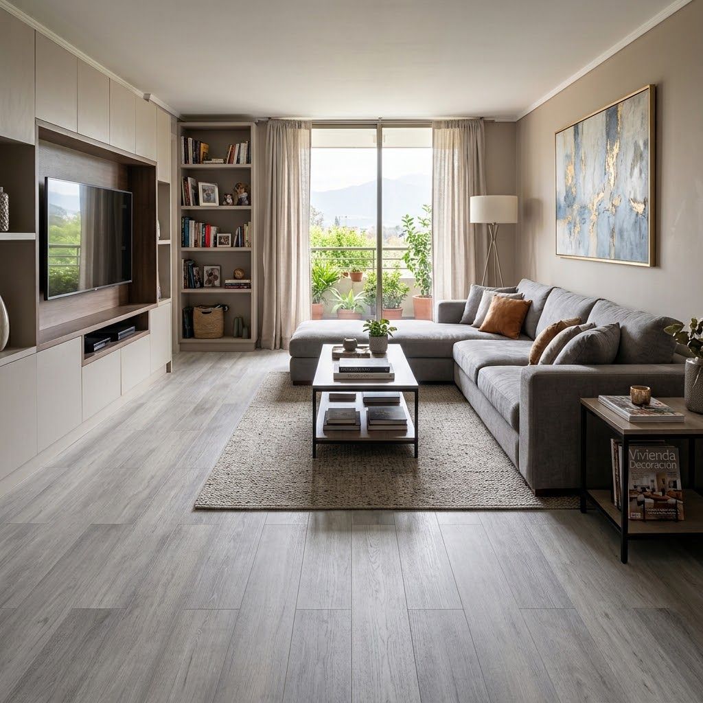 $12.990 M2 SPC VANCOUVER 4.5 MM  18.3 CM X  1.22 MT CAJA 2,68 M2