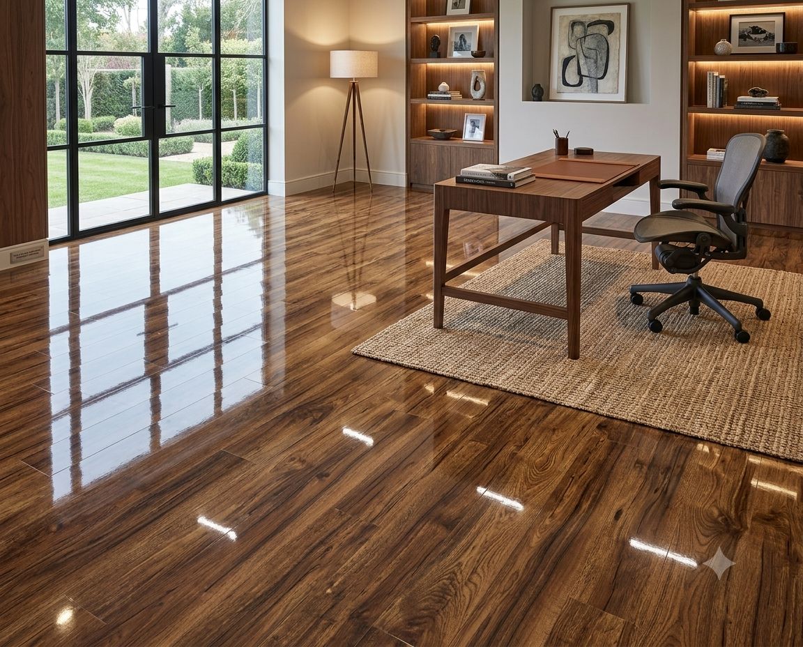 $15.990 M2 PISO FLOTANTE BRILLANTE 8.3 MM MIKONOS 19.8 CM X 1,22 MT CAJA 3.14 M2