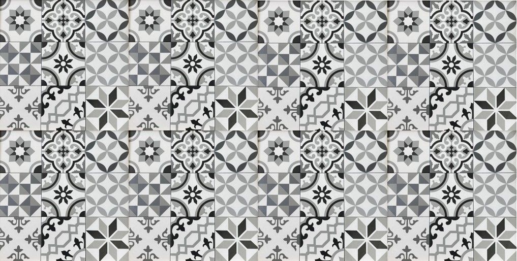 $ 19.990  PORCELANATO  MOSAICOS ALHAMBRA 20X20 CMS  CAJA  1.2 M2