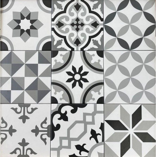 $ 19.990  PORCELANATO  MOSAICOS ALHAMBRA 20X20 CMS  CAJA  1.2 M2