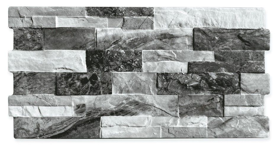 $ 12.990 M2 FACHALETA GRES BERA GRIS MATE  25X50 CMS  CAJA 1,50 M2