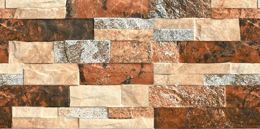 $ 12.990 M2 FACHALETA GRES FLANDES CALDERA MATE  25X50 CMS  CAJA 1,50 M2