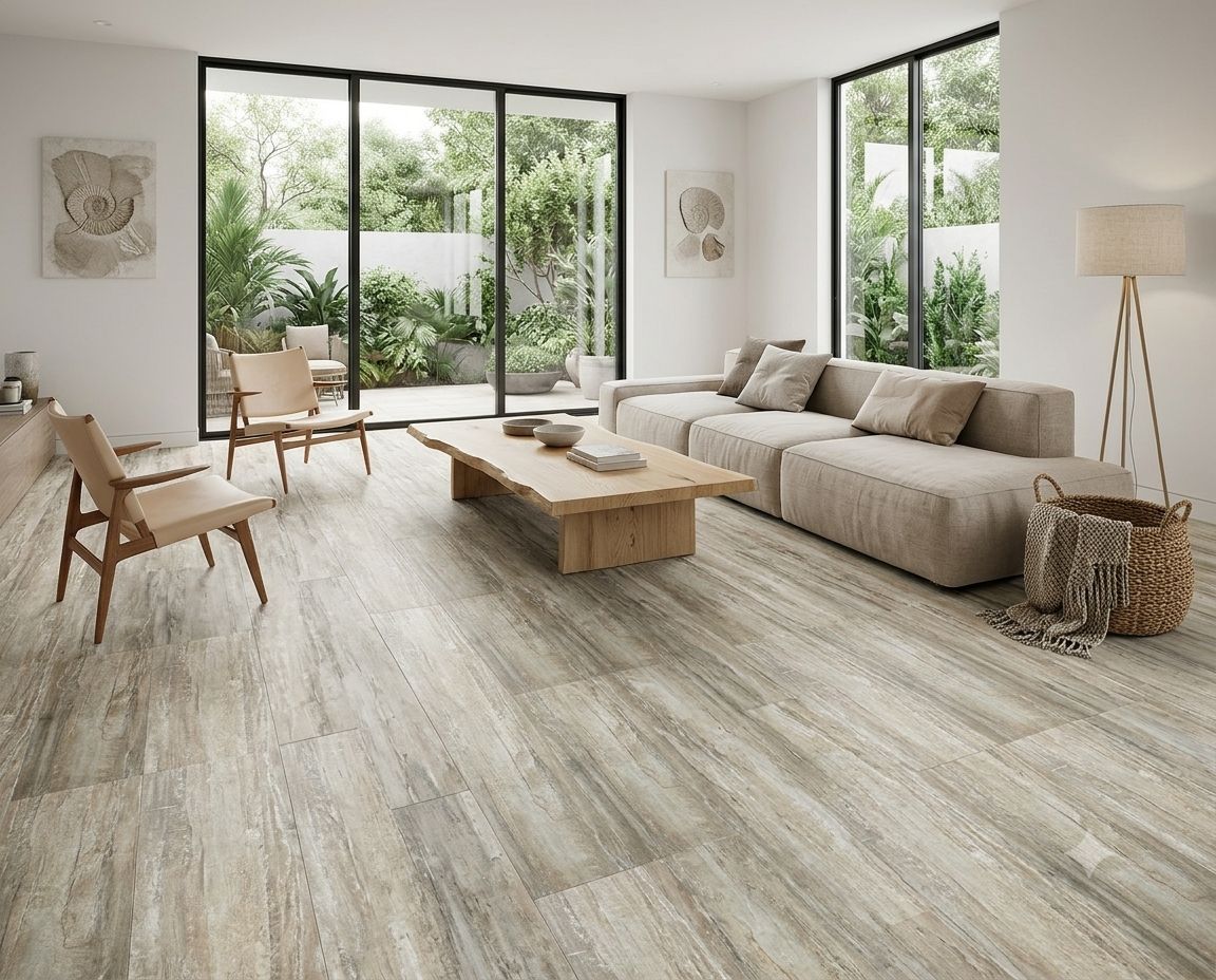 $14.990 M2 SPC  BOSTON 5.5 MM  22.8 CM X 1.22 MT CAJA 2,23 M2