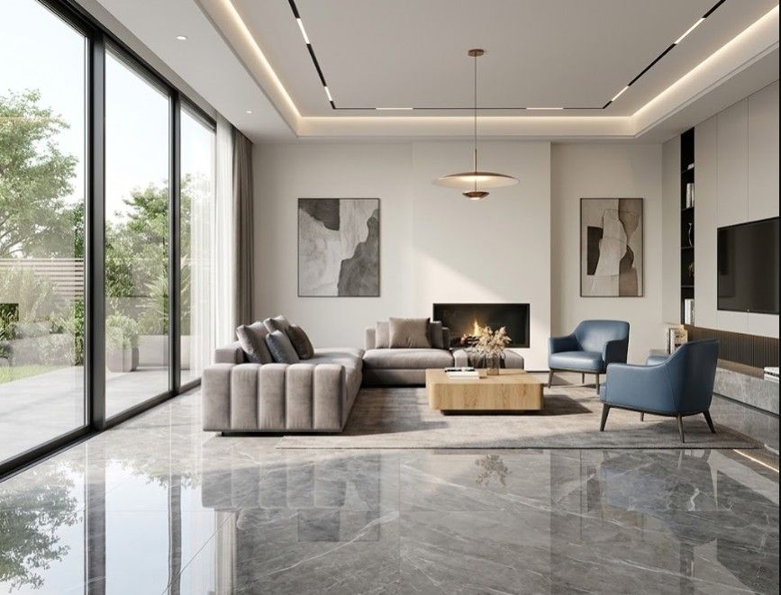 $ 12.990  M2 PORCELANATO PULIDO LAMBERTI  60X60 CMS                                        CAJA 1,44 M2