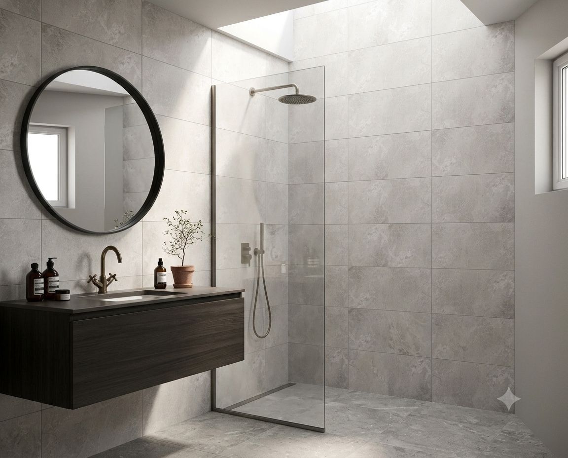 $ 8.990 M2  CERAMICA RECT. LUMINA GRIS 32X59 CMS  CAJA 2.3 M2