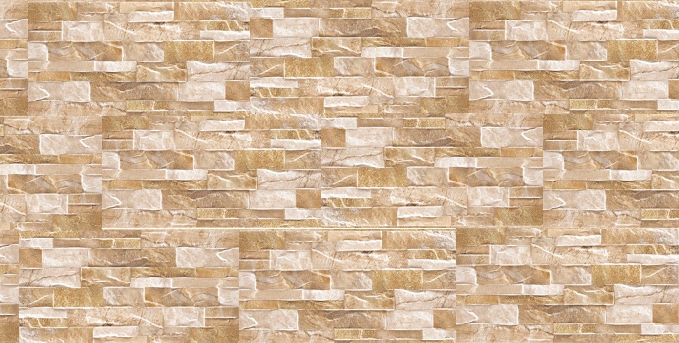 $ 12.990 M2 FACHALETA GRES FLANDES BEIGE MATE  25X50 CMS  CAJA 1,50 M2