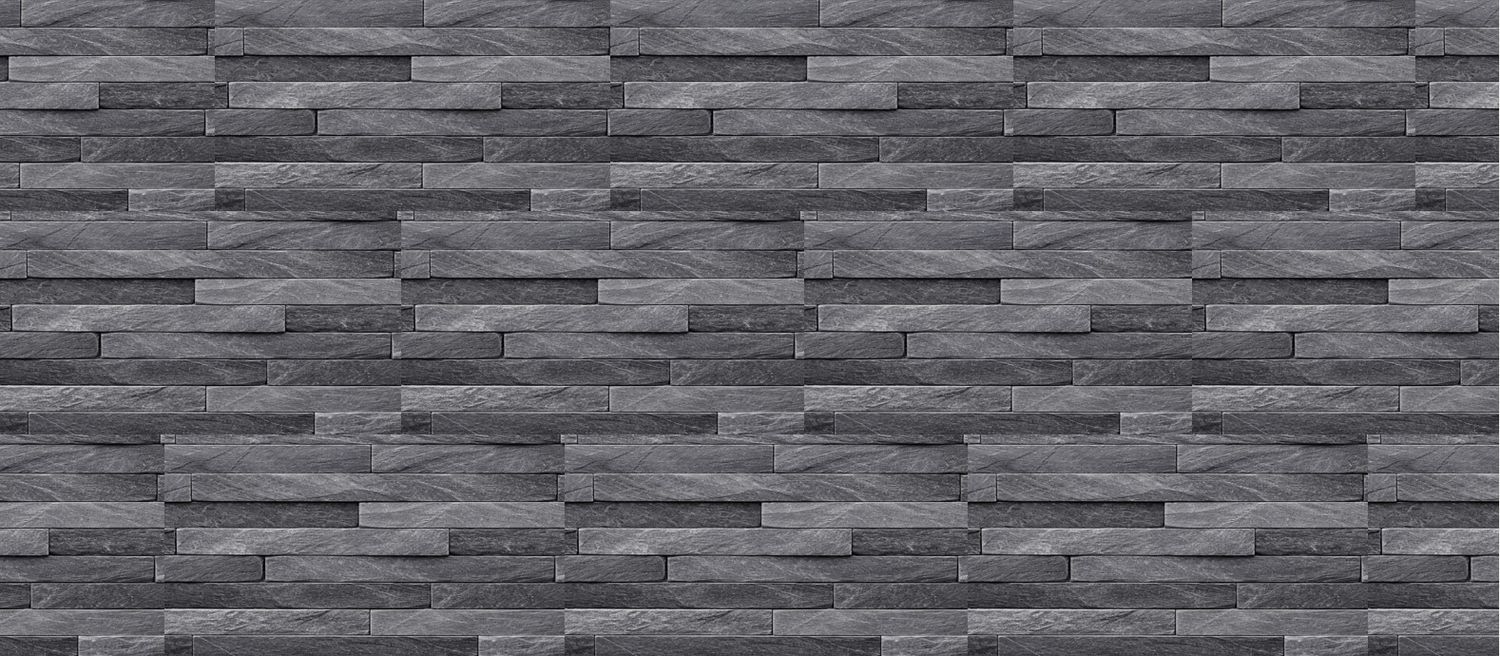 54.990 M2  FACHALETA PIEDRA NATURAL PIZARRA DARK GREY 15X60 CMS      CAJA 0.72 M2