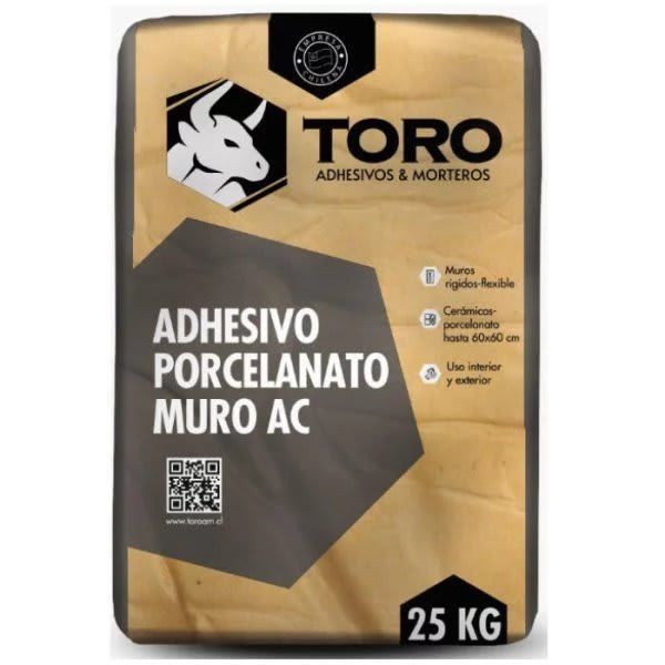 $12.490  SACO ADHESIVO FACHALETA  AC  TORO 25 KG