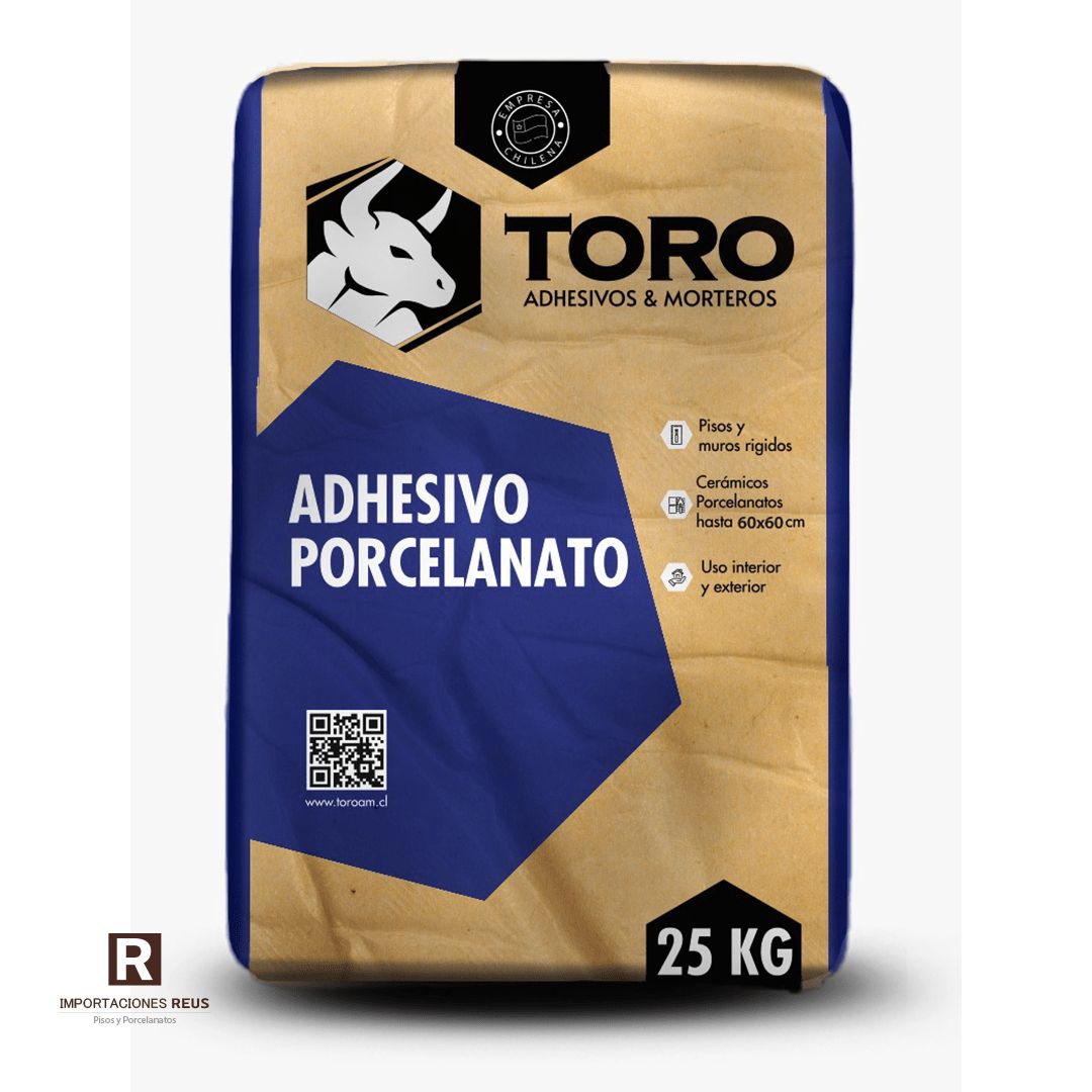 $ 8.990  SACO ADHESIVO PORCELANICO DOBLE ACCION TORO 25 KG