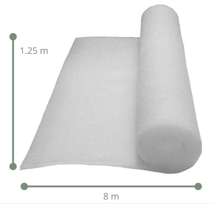 $ 6.990  ESPUMA NIVELADORA CLASICA 2MM ESPESOR ROLLO  10 M2