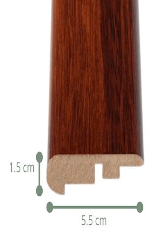 $ 12.990 TIRA NARIZ DE GRADA  1.5X5.5X240 CMS FOLIO MERBAU