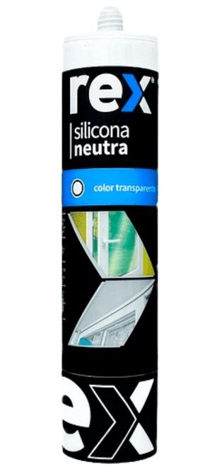 $ 4.990  CARTUCHO SILICONA REX 300 ML  TRANSPARENTE