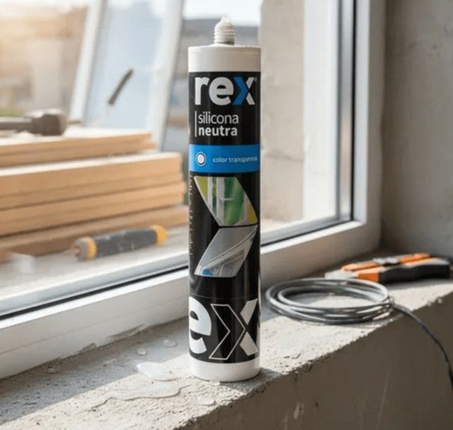 $ 4.990  CARTUCHO SILICONA REX 300 ML  TRANSPARENTE
