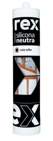 $ 4.990  CARTUCHO SILICONA REX 300 ML COLOR CAFE