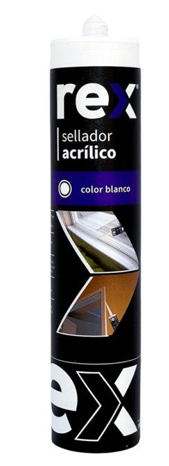 $ 3.490  CARTUCHO SILICONA REX 300 ML  BLANCO