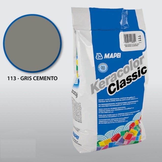 $ 2.990 FRAGUE KERACOLOR COLOR GRIS CEMENTO  BOLSA 1 KG
