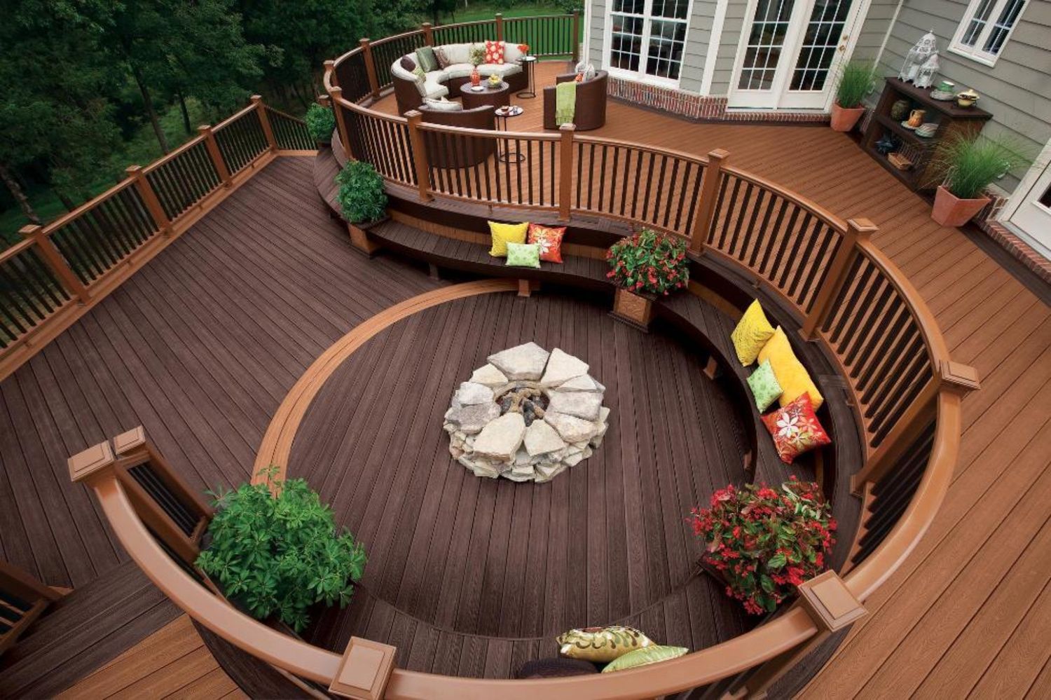 $ 18.990  TIRA DECK  CAFE  BICOLOR  MIDE 15X290 CM ,   RINDE: 0.435 MT2