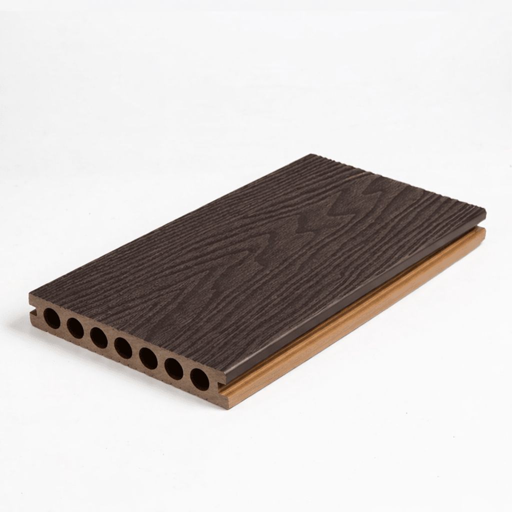 $ 18.990  TIRA DECK  CAFE  BICOLOR  MIDE 15X290 CM ,   RINDE: 0.435 MT2