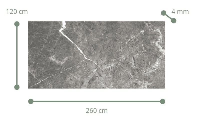 $ 12.990 M2 WALL PANEL SPC  APOLLO  1.20 MT X 2.60 MT X 4 MM  PLANCHA RINDE 3.12 M2
