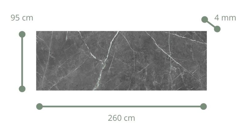 $ 12.990 M2 WALL PANEL SPC  RESEK 0.95 MT X 2.60 MT X 4 MM  PLANCHA RINDE 2.47 M2