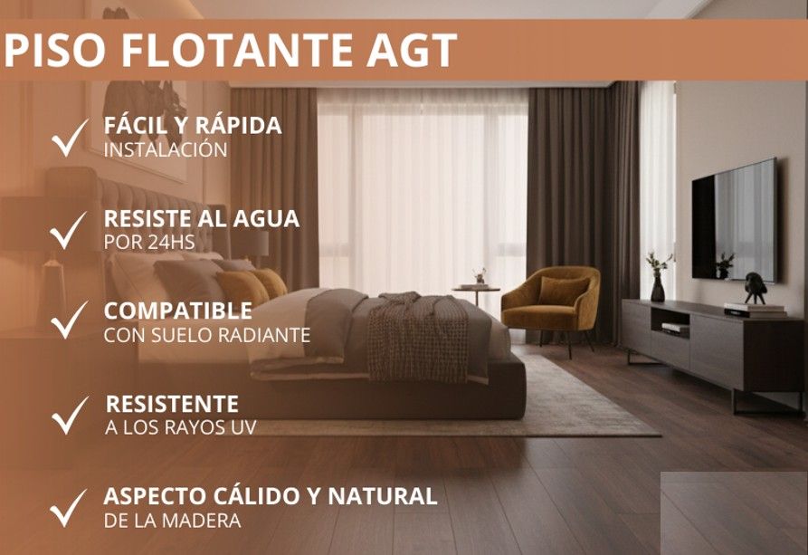 $9.990 M2  PISO FLOTANTE  7.5 MM  KALEO  AGT  19.1 CM X 1.2 MT CAJA  2,292 M2