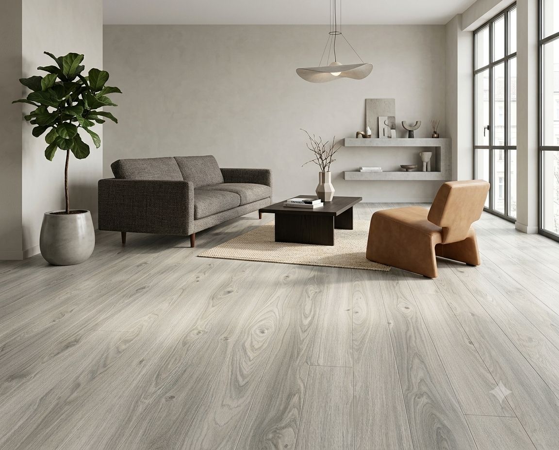 $9.990 M2  PISO FLOTANTE BISELADO  7.5 MM  TUNA  AGT  19.1 CM X 1.2 MT CAJA  2,292 M2