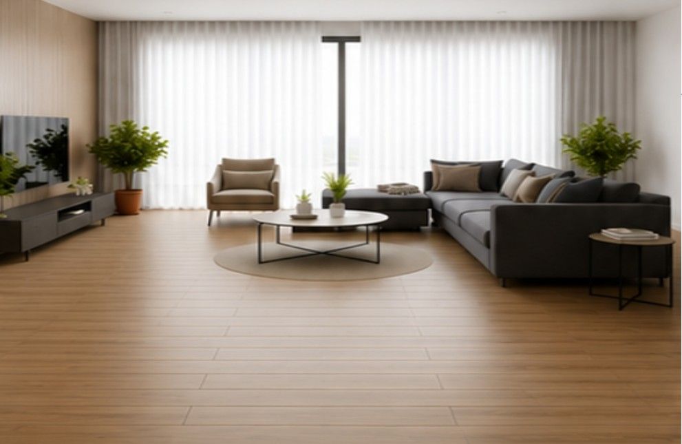 $ 10.990 M2 GRES CERAMICO CAUHITA BROWN 15.4X60 CMS    CAJA  1.56 M2