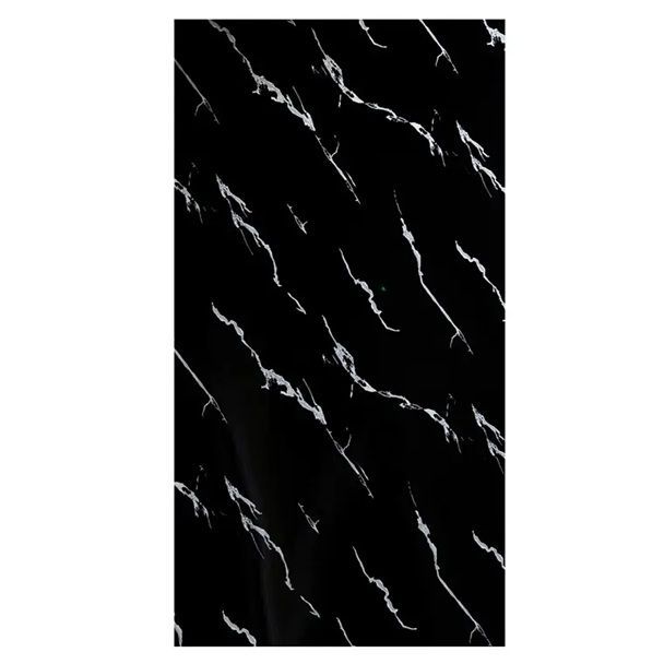 $ 9.990 M2 WALL PANEL SPC MARMOL BLACK CURVE  1.22 MT X 2.44 MT X 3MM  RINDE 2.9768 M2