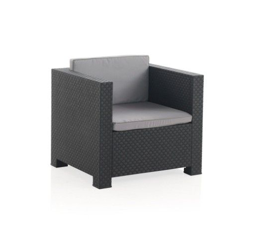$229.900  JUEGO TERRAZA SIRA GRAFITO 4 PIEZAS