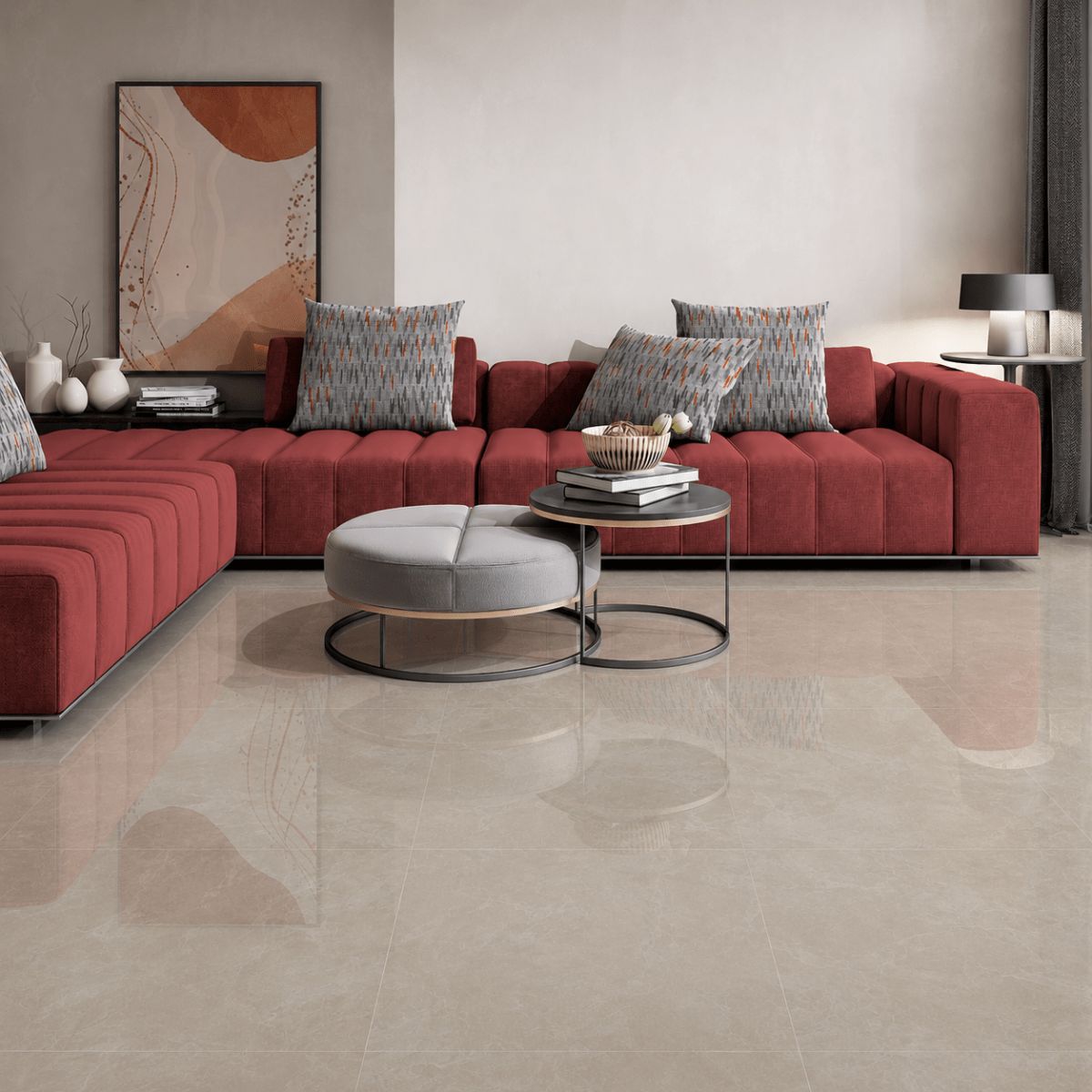 $8.990 M2 CERAMICA  AGATA MARFIL  58X58 CMS CAJA 2.32 M2
